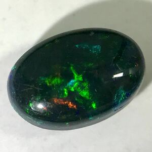 遊色効果!! (天然ブラックオパール1.455ct)m 約8.9×6.1mm ルース 裸石 宝石 ジュエリー jewerly black opal EA0 i