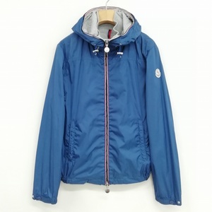 モンクレール MONCLER URVILLE ナイロン ジャケット パーカー パッカブル 美品 0 ネイビー メンズ