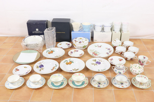 ★ブランド食器 まとめ 洋食器 GIVENCHY WEDGWOOD ROYAL COPENHAGEN 香蘭社 Noritake NARUMI 大皿 丸皿 カップソーサー_KJT_C0124-J003