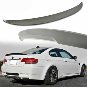 BMW 3シリーズ E92 クーペ リアトランクスポイラーP2 素地 未塗装品 ABS 2007-2013 ハイキックタイプ