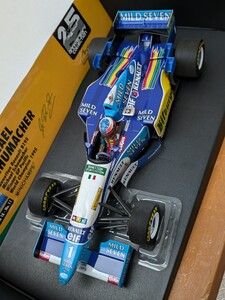 ☆稀少品！海外平行輸入品！PMA1/18 マイルドセブン ベネトン ルノー В195 パシフィックGP #1 M.シューマッハ ワールドチャンピオン☆