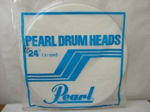 【即納】 Pearl ドラムヘッド (24) 新品未使用品