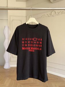 Maison Margiela マルタンマルジェラ　メンズ　Tシャツ　半袖　数字ロゴ　丸首　男女兼用　S-L　サイズ選択可能　MM6