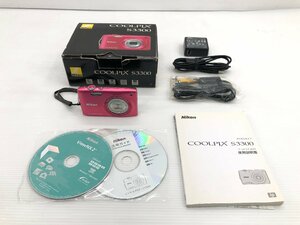 ニコン Nikon COOLPIX S3300 デジタルカメラ 総画素1644万画素 光学ズーム6倍 セルフタイマー 顔認識 ピンク 05084MA