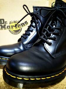 【Dr.MARTENS】ドクターマーチン 1460 8ホールブーツ UK7 (26cm ) 8EYE BOOT BLACK スムースレザー【箱付き美品】