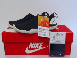 国内正規店購入 ナイキ NIKE AQUA SOCK 360(TD) 10C 16cm BLACK/BLACK/WHITE 943759 003 専用箱付き