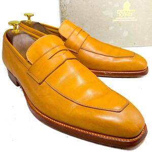 ☆即決・送料無料☆【保存箱付・ポールスミス別注】CROCKETT&JONES クロケット&ジョーンズ コインローファー 26cm 革靴 ビジネスシューズ