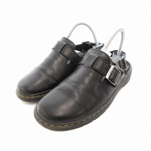 ドクターマーチン DR.MARTENS Jorge ミュール サンダル レザー ストラップ UK6 25cm 黒 ブラック /JS ■GY19 レディース