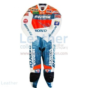 海外 送料込み 　高品質　マイケル・ドゥーハン　 Repsol Honda GP 1997　MotoGP レーシングレザースーツ 　 サイズ各種　本革　レプリカ