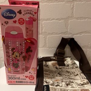 サーモス/THERMOS/minnie/ミニー/ミッキー/新品未使用/360/マイボトル/タンブラー/アウトドア/キャンプ/遠足/ディズニー/水筒/登山/保温