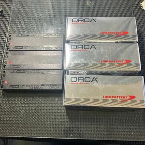 ORCA　INFINITE X 6090mAh 7.4VShinLCG　（薄型LCG）3本☆MTC2,X4,BD12,TRF420X,IF14Ⅱ,A800MMX,TF7.7,SERPENT,,Mi9,TC10/3,MS1.0,TRF421