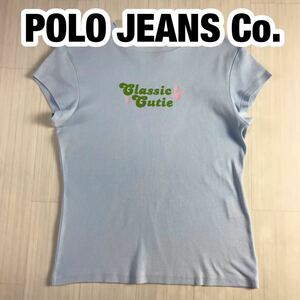POLO JEANS Co. RL ポロジーンズ 半袖Tシャツ レディースサイズ M ライトブルー