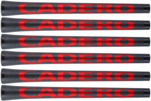 ★送料込価格★Cadero Grip 2x2 Pentagon AIR Solo Round Black / Red x 6pcs★カデロ　グリップ★6本セット★