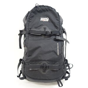 中古 2014年頃 mont-bell ZERO POINT ランドナーパック 33L スキー スノーボード バックパック モンベル