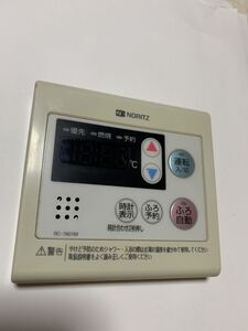 NORITZ ノーリツ RC-7601M 給湯器リモコン 給湯器用 住宅設備　中古品 動作未確認 ジャンク品 送料全国一律225円