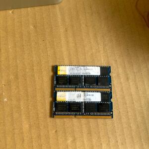 （6A）ELIXIR 2RX8 PC3-10600S 8GB DDR3ノート用 メモリ 2枚セット