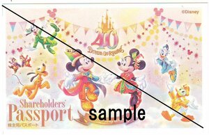 東京ディズニーリゾート　オリエンタルランド　株主優待券　1枚　2025年1月31日まで有効