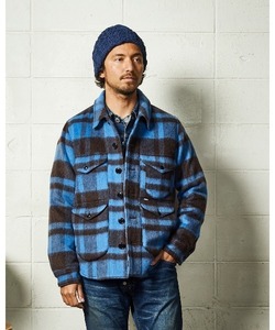 【TMT】チェック柄ジャケットM 日本製 「PLAID FUR WORK SHIRTS-TYPE JACKET」 名作 人気アイテム