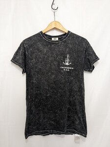 VANS バンズ ケミカルウォッシュ加工 プリントTシャツ サイズ：S カラー：ブラック