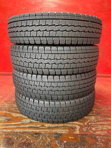 145/80/R12 80/78N LT DUNLOP WINTERMAXX SV01 製造年2021, 4本 80% バリ山 美品 *198