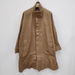 Graphpaper 新品未使用品 Hard Twill Stand Collar Coat GM213-10086 21AW サイズ1 コート ベージュ グラフペーパー 4-0320T F95696