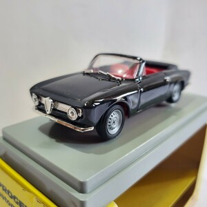 PROGETTO K 1/43「Alfa Romeo Giulia GTC Open 1965 Nero」プロゲットK アルファロメオ ジュリア 紺 イタリア製 新品未使用 247