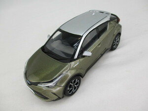 トヨタ純正■非売品【店頭展示用】C-HR 1/30色見本ミニカー(オキサイドブロンズメタリック×メタルストリームメタリック)　激レア!!