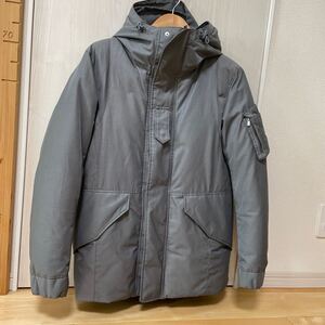 NONNATIVE ノンネイティブ ダウンジャケット メンズ Sサイズ TROOPER HOODED DOWN JACKET GRAY サイズ0 グレイ パーカー