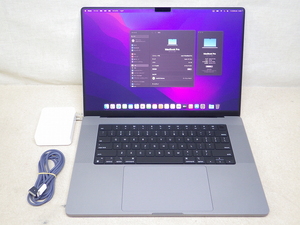 Kムま0633 Appleアップル MacBook Pro (16インチ, 2021) A2485 Apple M1 Pro/メモリ64GB/SSD2TB マックブック プロ ノートパソコン 本体