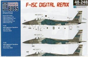 1/48　TWOBOBSツーボブス デカール　48-248 F-15C Digital Flanker