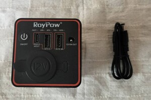 RoyPow ポータブル電源 12Vモバイルバッテリー 大容量 充電バッテリー