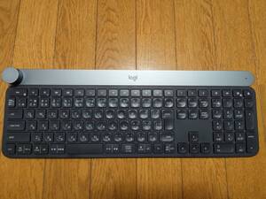 【ハイエンドモデル】Logicool KX1000s CRAFT ワイヤレスキーボード (グレー)