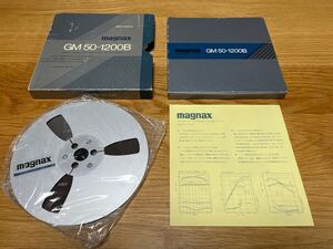 7.33 MAGNAX◆オープンリールテープ 7号 GM50-1200B◆メタルリール