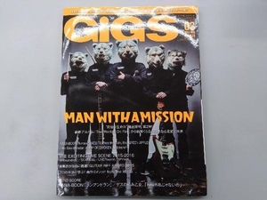 GiGS　2016年3月　no.428　MAN WITH A MISSION　ポスター付属