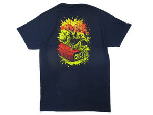 新品☆限定 ANTIHERO アンタイヒーロー CURB PIGEON POCKET T-SHIRTS ポケットTシャツ 紺 SIZE:L.アンチヒーロー spitfire thrasher