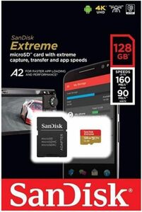 microSDXC 128GB SanDisk サンディスク Extreme UHS-1 U3 V30 4K Ultra HD A