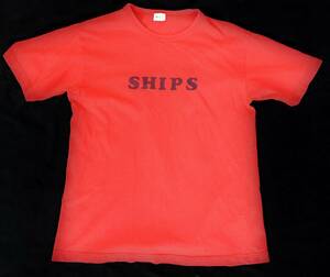 『SHIPS Ｔシャツ レッド シップス』