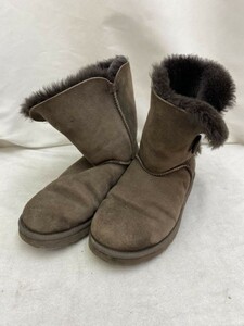 UGG Australia アグ オーストラリア 24cm ブラウン BAILEY BUTTON II ベイリーボタン2ムートンブーツ　ボア　5803 1209000013266