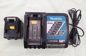 A015　中古品！makita　14.4Vバッテリ　BL1430＋充電器　DC18RC　セット　動作OK　送料無料　AE00