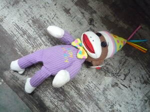Qj917 Ty Beanie Happy Birthday Sock Monkey ビーニーズ ハッピーバースデー スモック モンキー