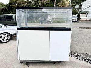 1500×600×600 オーバーフロー フルセット 水槽台セット 濾過槽 ウールBOX 