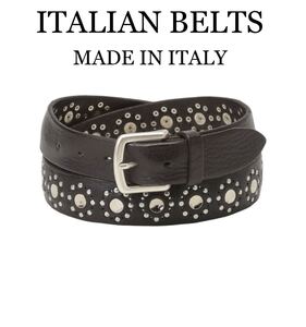 【未使用】ITALIAN BELTS スタッズベルト！イタリア製！