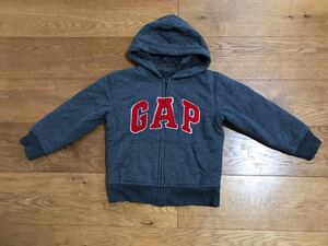 GAP ギャップ キッズ ジップパーカー 裏ボア