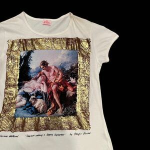 ビンテージ　90’s Vivienne Westwood Tシャツ イングランド製　超レア　希少　羊飼い　額縁　ヴィヴィアン　白タグ