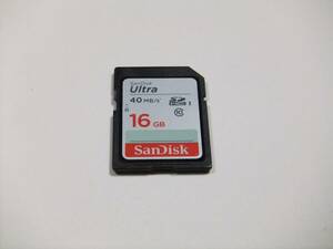 SDHCカード 16GB CLASS10 フォーマット済み 1枚 SanDisk