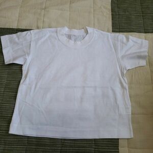 100cm 肌着? Tシャツ? 白 半袖 シャツ