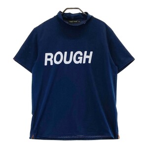 【1円】ROUGH&SWELL ラフアンドスウェル モックネック 半袖Tシャツ ネイビー系 M [240101296140]