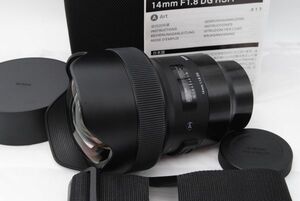 美品 ★SIGMA Sony Eマウント レンズ 14mm F1.8 DG HSM 単焦点 広角 星 フルサイズ Art ミラー ★ 20240414_B07B9T61V5