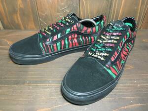 ★VANS バンズ OLD SKOOL オールドスクール ATRIBE CALLED QUEST ア トライブ コールド クエスト 黒 28.0ｃm Used 検 ATCQ デラソウル