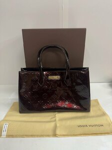 ♪美品【 Louis Vuitton ルイ・ヴィトン ヴェルニ ウィルシャーPM アマラント M93641 正規化粧箱付き レディースハンドバッグ　】OK16835